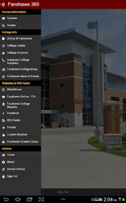 Fanshawe 360 android App screenshot 0